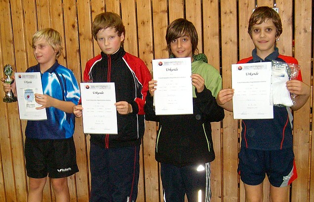 Schüler B (Florian Engert, Daniel Schlagmüller, David Negrea, Marius Link)