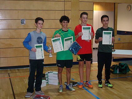 Schüler A (Luca Dobra – Malik Atakan – Joris Pietz – Patrick Fischer)